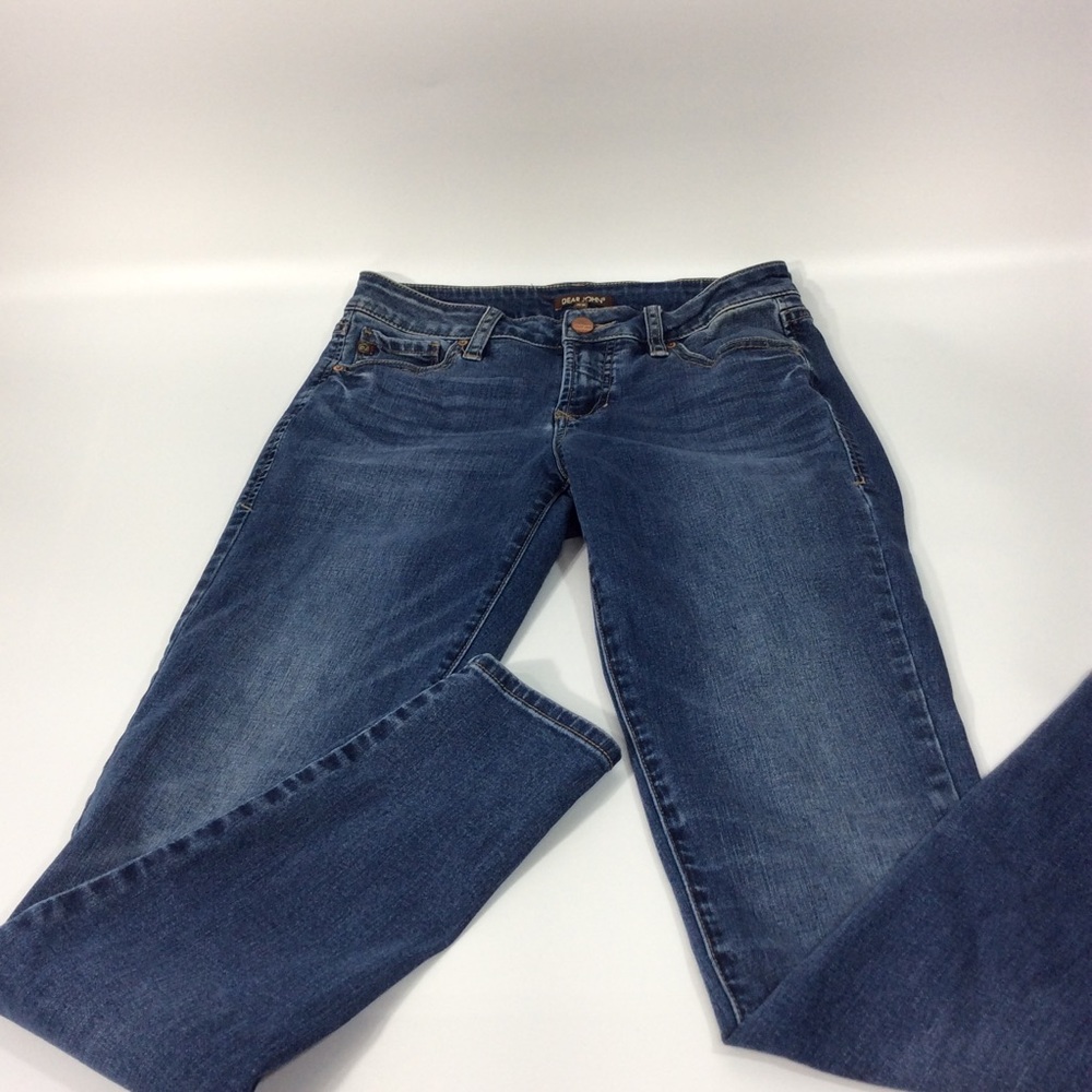 Dear John 27 Metro Jegging Medium Wash Distressed